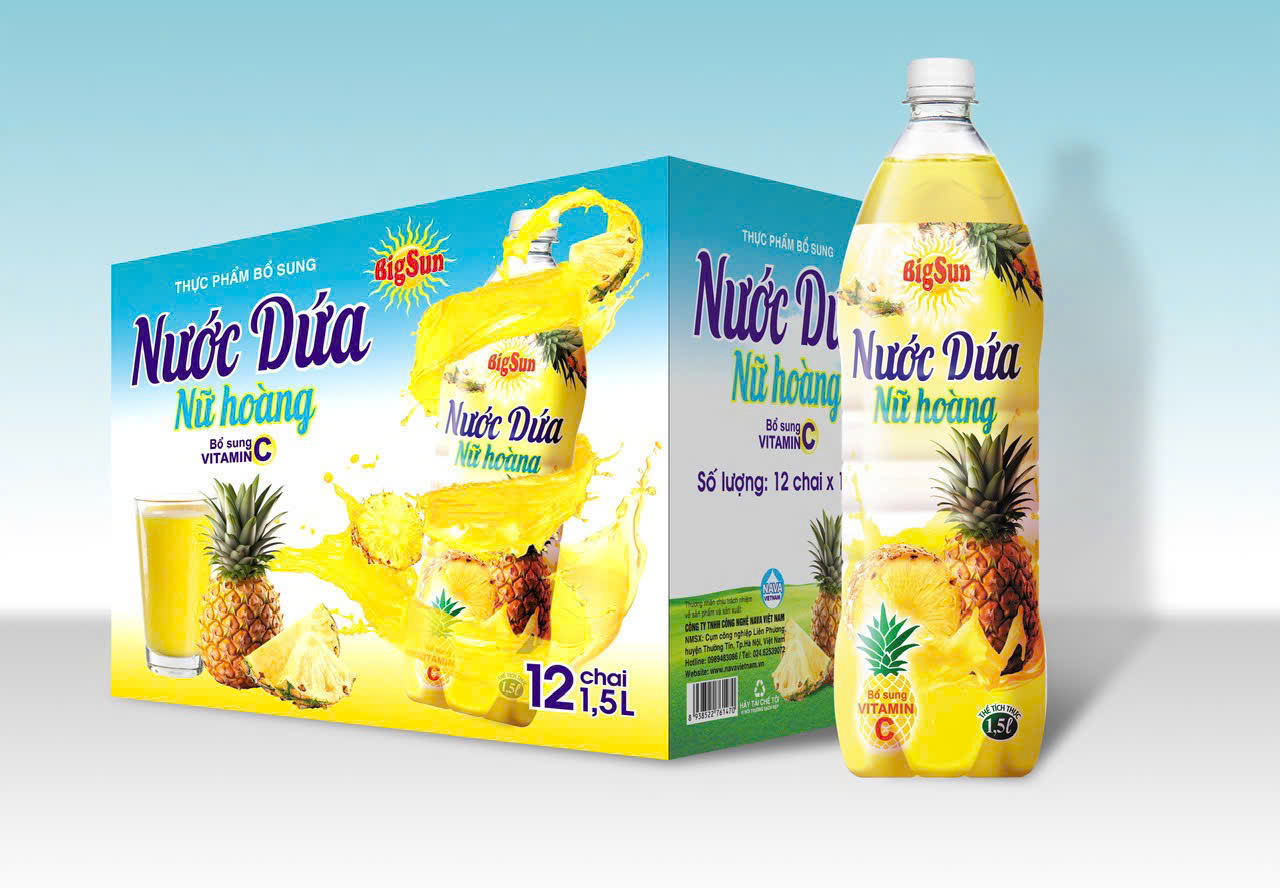 Nước Dứa Nữ Hoàng 1,5L
